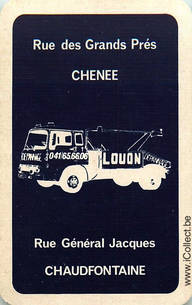 Single Swap Playing Cards Truck Louon (PS22-22D) - Click Image to Close