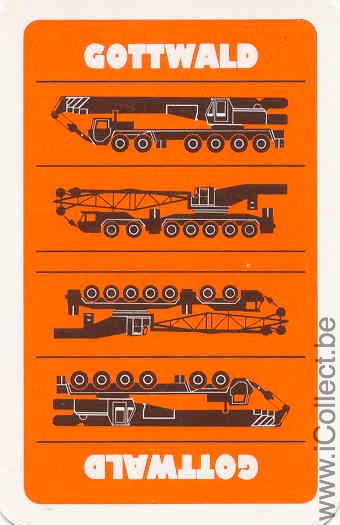 Single Playing Cards Truck Gottwald Crane (PS02-24A)