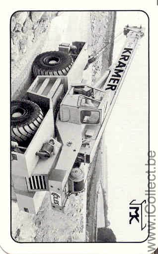 Single Playing Cards Truck Kramer Cranes (PS02-24B) - Click Image to Close