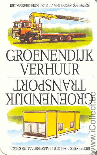 Single Swap Playing Cards Truck Groenendijk (PS02-24D)