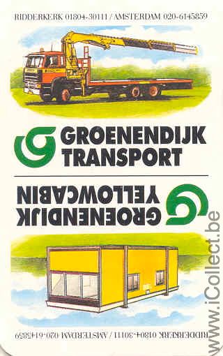 Single Swap Playing Cards Truck Groenendijk Transport (PS02-24E) - Click Image to Close