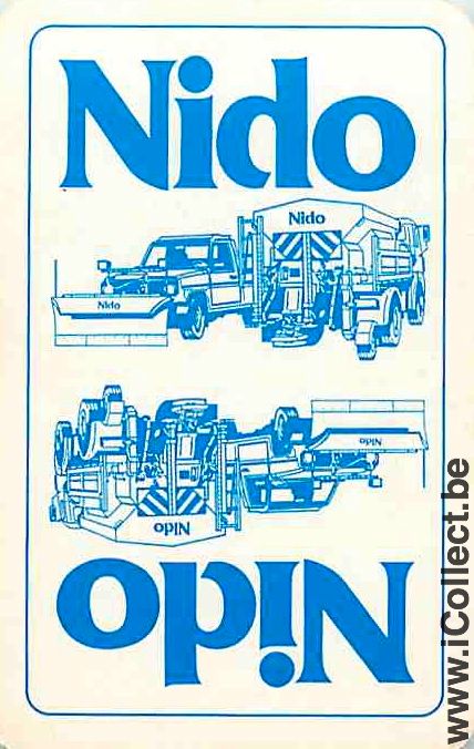 Single Playing Cards Truck Nido (PS11-24D) - Click Image to Close