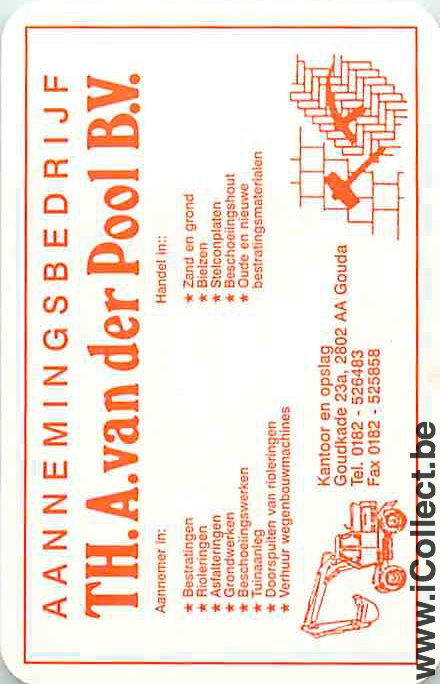 Single Playing Cards Truck TH. A. Van der Pool (PS11-24E) - Click Image to Close