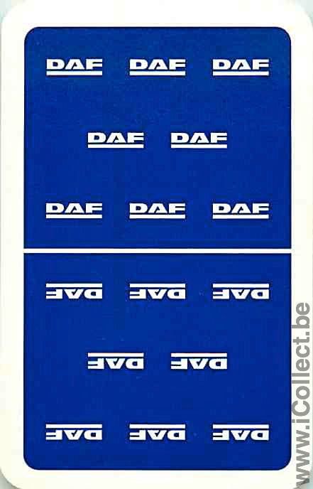 Single Swap Playing Cards Truck DAF (PS08-13A)
