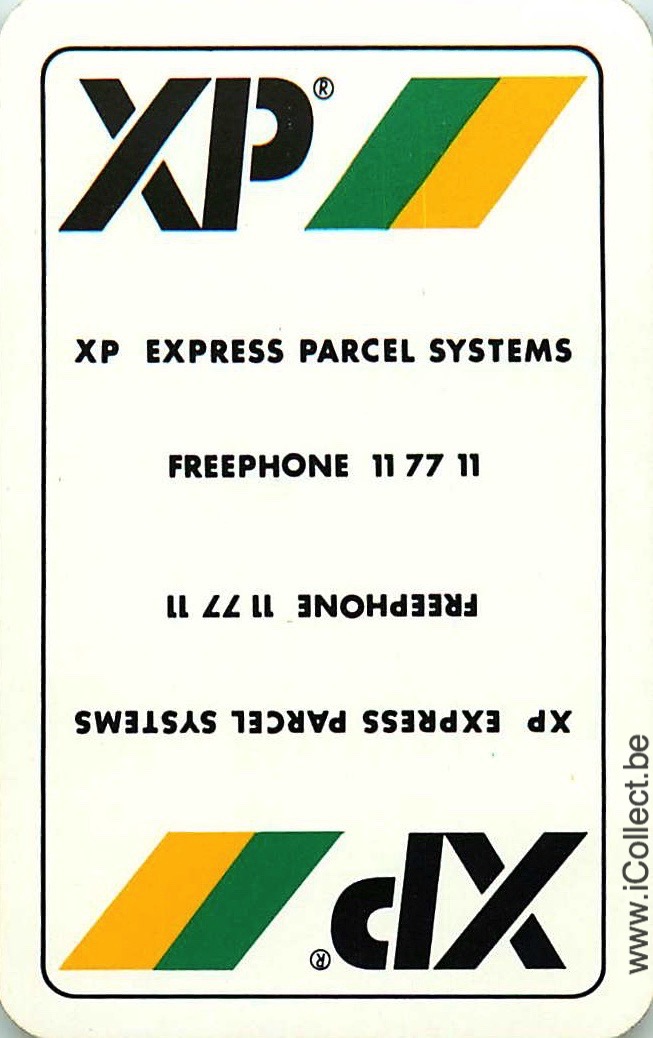 Single Swap Playing Cards Truck Transport XP Express (PS09-06H)
