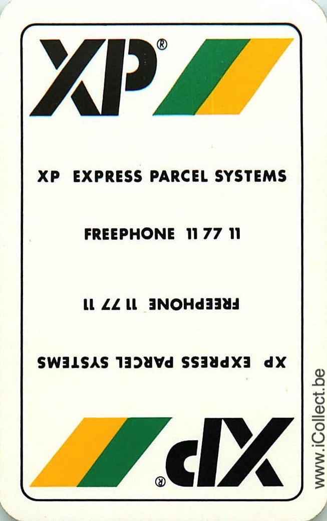 Single Swap Playing Cards Truck Transport XP Express (PS09-06H) - Click Image to Close