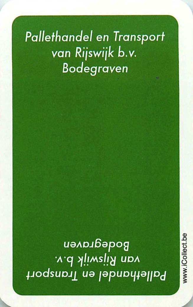 Single Swap Playing Cards Truck Transport Bodegraven (PS19-25D) - Click Image to Close