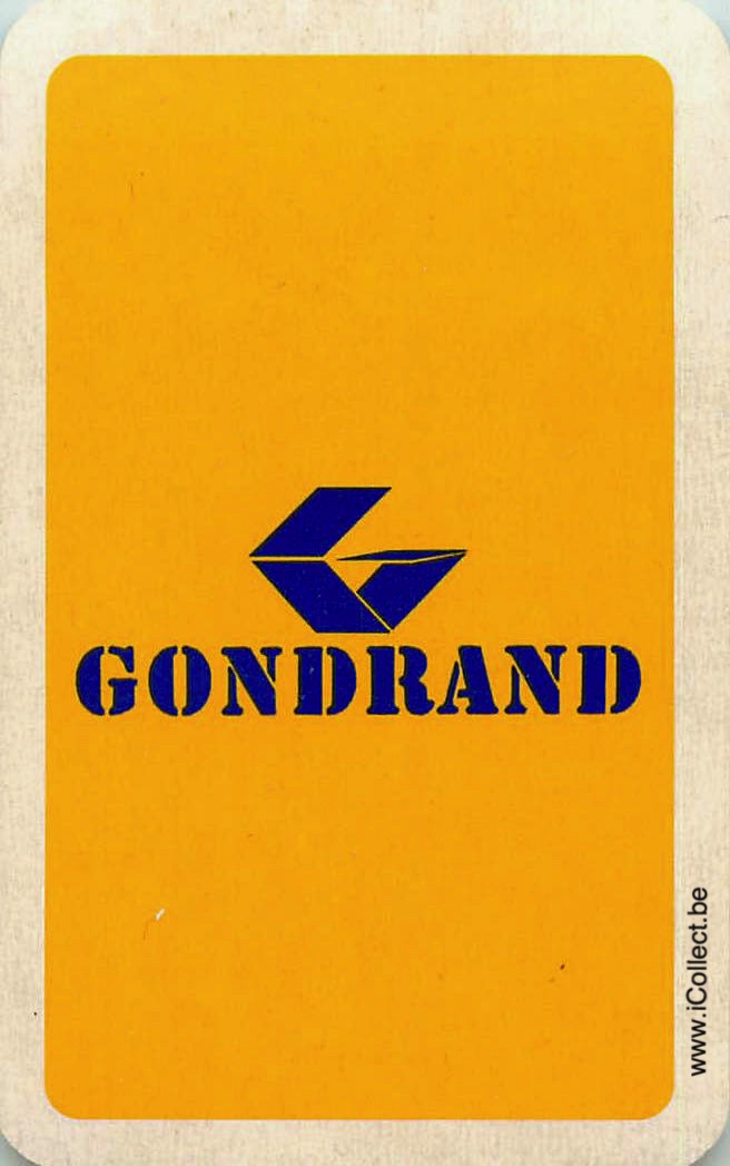 Single Swap Playing Cards Truck Gondrand Transport (PS19-18F) - Click Image to Close