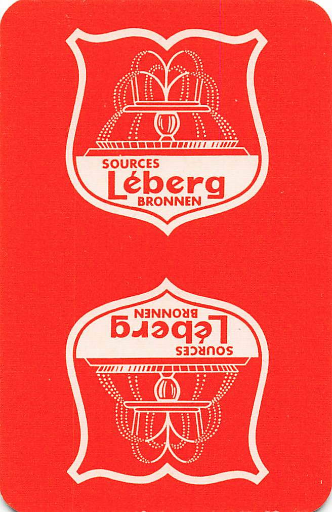 Single Swap Playing Cards Water Leberg **Orange** (PS04-48G)