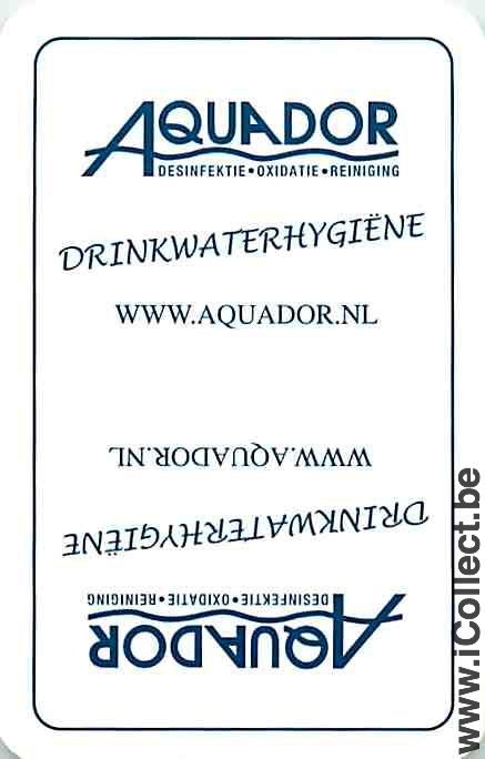 Single Swap Playing Cards Water Aquador (PS11-42A)