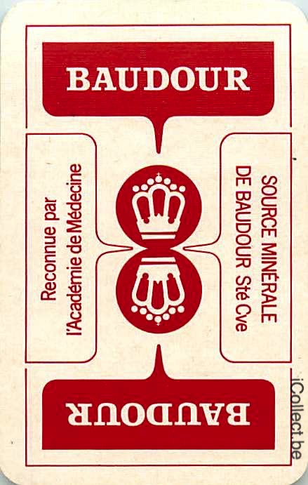 Single Swap Playing Cards Water Baudour (PS08-39C) - Click Image to Close