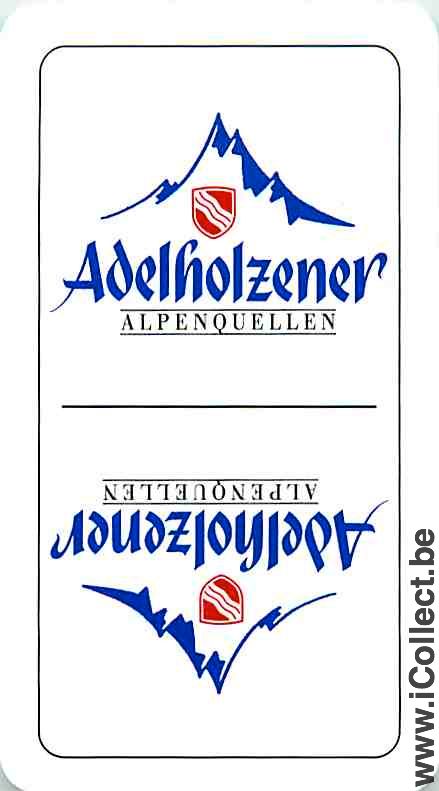 Single Playing Cards Water Adelholzener (PS05-55H)