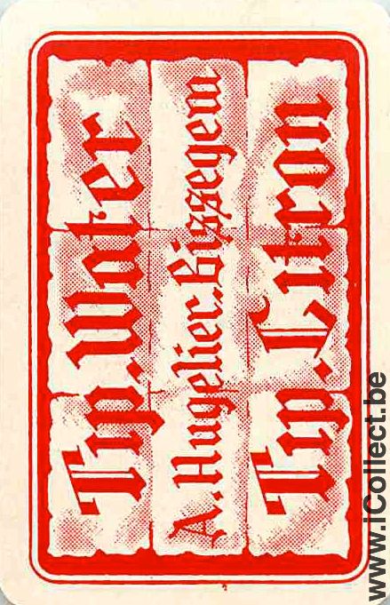 Single Playing Cards Water Hugelier Bissegem (PS06-20A)