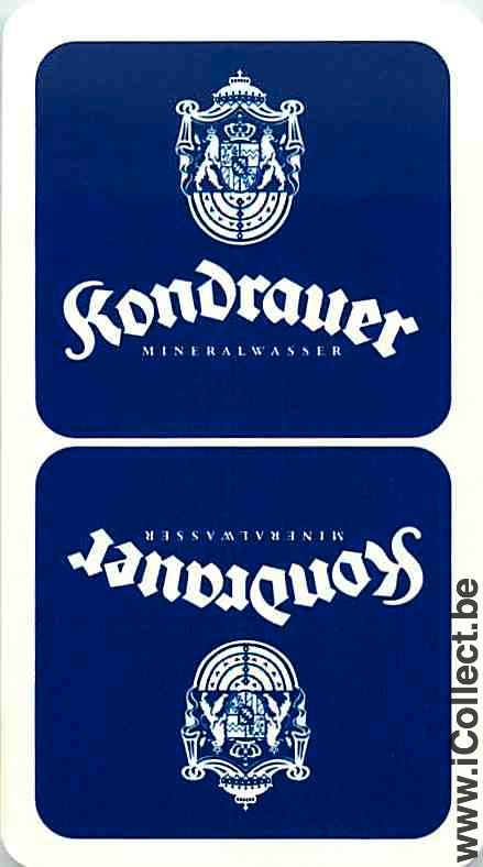 Single Playing Cards Water Kondrauer (PS06-56C)