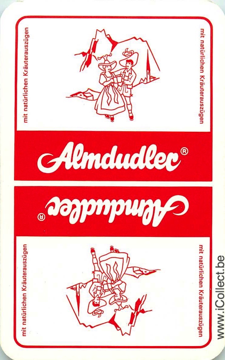 Single Swap Playing Cards Water Almdudler (PS08-07I) - Click Image to Close