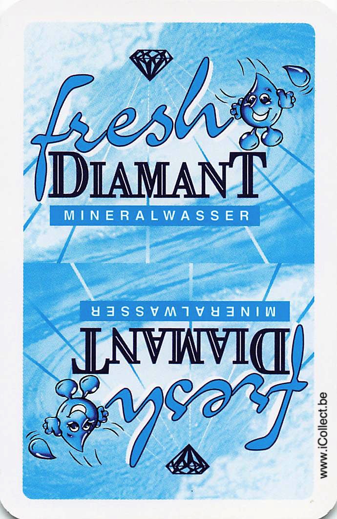 Single Swap Playing Cards Water Fesh Diamant (PS22-39B)