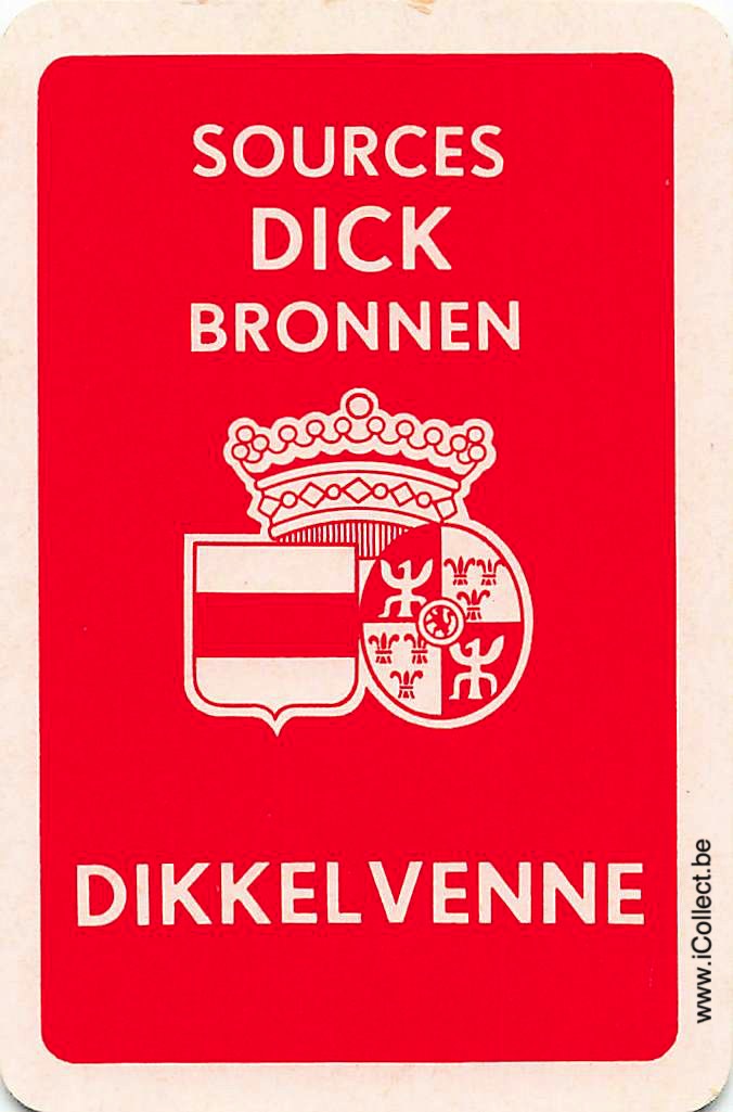 Single Swap Playing Cards Water Dick Bronnen (PS22-48F)