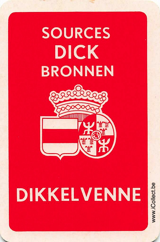 Single Swap Playing Cards Water Dick Bronnen (PS22-48F) - Click Image to Close